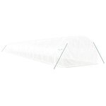 vidaXL Serre avec cadre en acier blanc 72 m² 24x3x2 m