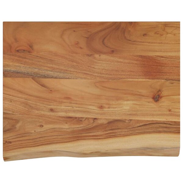 vidaXL Étagère murale rectangulaire massif acacia bordure assortie