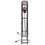 vidaXL Tête de lit de rangement Chêne fumé 150 cm Bois d'ingénierie