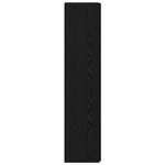 vidaXL Haut Armoire 2 Pièces Chêne noir 80 x 42 x 185 cm