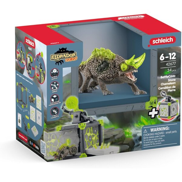Schleich 42677 - BattleCave Caméléon de Pierre
