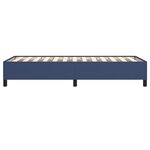 vidaXL Cadre de lit sans matelas bleu 80x200 cm tissu