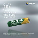 4 Batteries Rechargeables NiMH AAA 1.2 V 1000 mAh VARTA