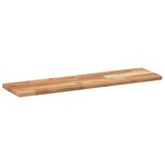 vidaXL Étagères flottantes 2 Pièces 100x20x2 cm acacia massif à l'huile