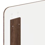 vidaXL Tête de lit Chêne brun 90 cm Bois d'ingénierie