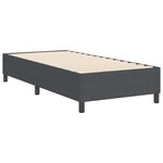 vidaXL Cadre de lit plateforme Gris foncé 80 x 200 cm