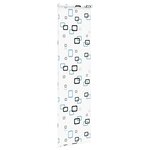 vidaXL Store enrouleur de douche 70x240 cm largeur du tissu 66 cm