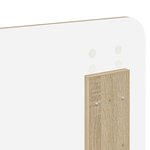 vidaXL Tête de lit Chêne Sonoma 200 cm Bois d'ingénierie