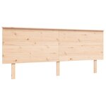 vidaXL Cadre de lit sans matelas 200x200 cm bois massif