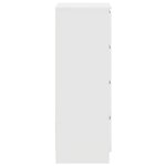 vidaXL Buffet blanc 37 5x35x99 cm bois d'ingénierie