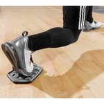 Sklz disque de stabilité de base court slidez gris et noir