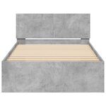 vidaXL Cadre de lit sans matelas avec lumières LED 100x200 cm