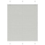 vidaXL Store plissé gris clair 110x100cm largeur du tissu 109 4cm