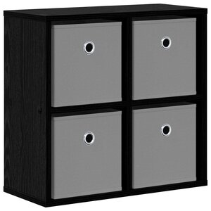 vidaXL Buffet Chêne noir 49 5 x 22 x 47 cm