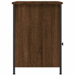 vidaXL Table de chevet chêne marron 40x42x60 cm bois d'ingénierie