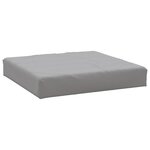 vidaXL Coussins de palette 2 Pièces gris tissu oxford