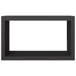 vidaXL Portant de bois de chauffage noir 100x40x60 cm acier