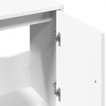 vidaXL Armoire de lavabo blanc 63x29x55 cm bois d'ingénierie