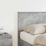 vidaXL Tête de lit Gris béton 135 cm Bois d'ingénierie