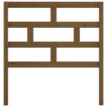 vidaXL Tête de lit Marron miel 81x4x100 cm Bois massif de pin
