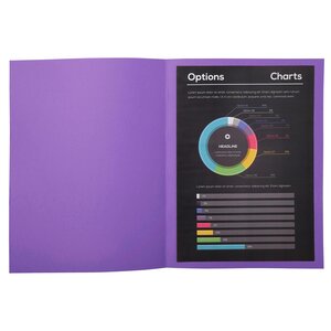 Paquet de 10 chemises ROCK''S 220 - 24x32cm x 10 EXACOMPTA