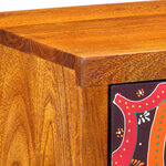 vidaXL Cabinet de chevet Marron 35 x 30 x 40 cm Bois d'Acacia Massif