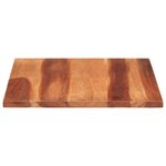 vidaXL Dessus de table bois massif d'acacia 25-27 mm 60x80 cm