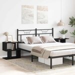 vidaXL Cabinet de chevet 2 Pièces Chêne noir 50 x 30 x 51 5 cm