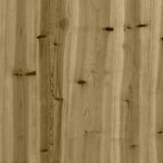 vidaXL Banc de jardin design gabion 103x31 5x42cm bois de pin imprégné