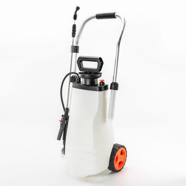 Pulvérisateur pour jardin - Suan - Avec roue et lance télescopique - Contenance : 12 Litres