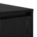 vidaXL Table basse Chêne noir 80 x 80 x 31 cm Bois d'ingénierie