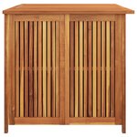 vidaXL Boîte de rangement de jardin 150x80x75 cm bois massif d'acacia