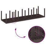 vidaXL Table de jardin pour repas Marron 350 x 100 x 73 cm polyrotin