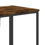 vidaXL Porte-vêtements avec étagères chêne fumé bois d'ingénierie