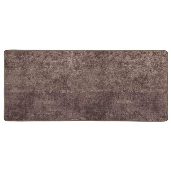 vidaXL Coureur de Tapis MARSA Gris 50 x 100 cm Polyester et PVC