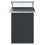 vidaXL Abri de jardin Anthracite 270x130x208 5 cm Acier galvanisé