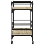 vidaXL Chariot de cuisine chêne sonoma 82x40x78 5 cm bois d'ingénierie