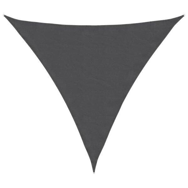 vidaXL Voile de parasol tissu oxford triangulaire 3x3x3 m anthracite