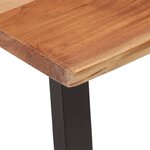 vidaXL Table basse 110x55x40 cm bois massif d'acacia