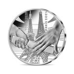 Monnaie 10€ Argent - Jeux Olympiques de Paris 2024 - Handover - De Tokyo à Paris - Qualité BE - Millésime 2021