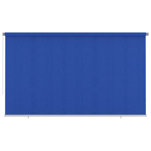 vidaXL Store roulant d'extérieur 400x230 cm Bleu PEHD