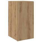 vidaXL Meuble TV chêne artisanal 30 5x30x60 cm bois d'ingénierie