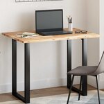 vidaXL Dessus de table rectangulaire 80x70x2 cm bois massif d'acacia