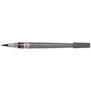 Stylo pinceau aquarelle colour brush pigment noir pentel arts