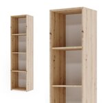 Bibliothèque Loni 160 x 40 cm - chêne artisan  étagère ouverte