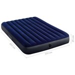 Intex Lit gonflable Dura-Beam avec pompe 152x203x25 cm Bleu