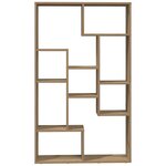 vidaXL Bibliothèque chêne artisanal 72x20x120 cm bois d'ingénierie