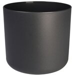 B.for Soft Pot de fleurs rond 25 - Noir Ø 25 x 23 cm