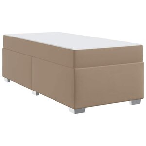 vidaXL Cadre de lit Cappuccino 100 x 200 cm Faux cuir
