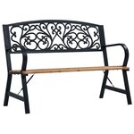 vidaXL Banc de jardin 120 cm Bois